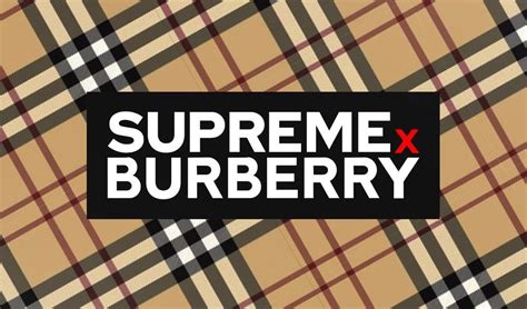 what time does supreme burberry drop|supreme x Burberry collab.